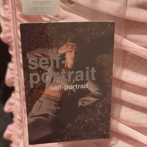 Self-Portrait Pink Ruched Long Sleeve Dress - Picture 8 of 11